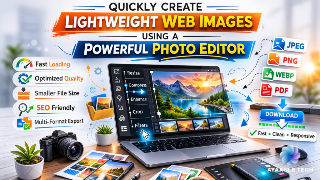 Quickly Create Lightweight Web Images Using a Powerful Photo Editor